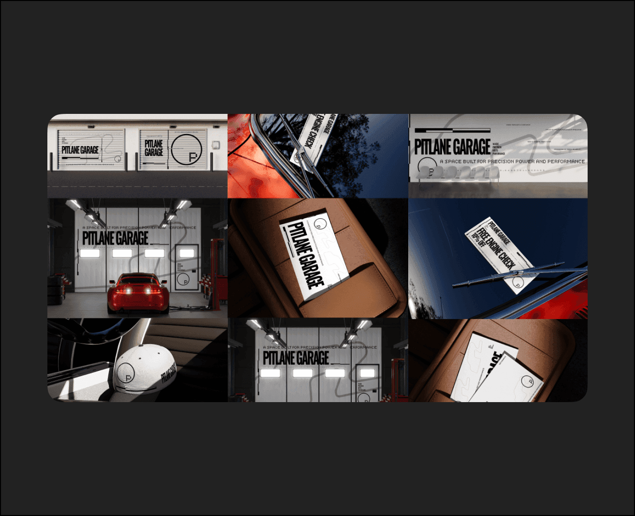 Vitora Mockup - Automotive Car Garage Branding Mockup