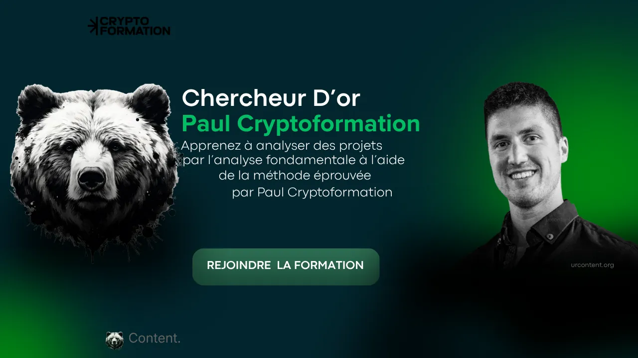 Formation chercheur d'or paul cryptoformation analyse fondamentale crypto
