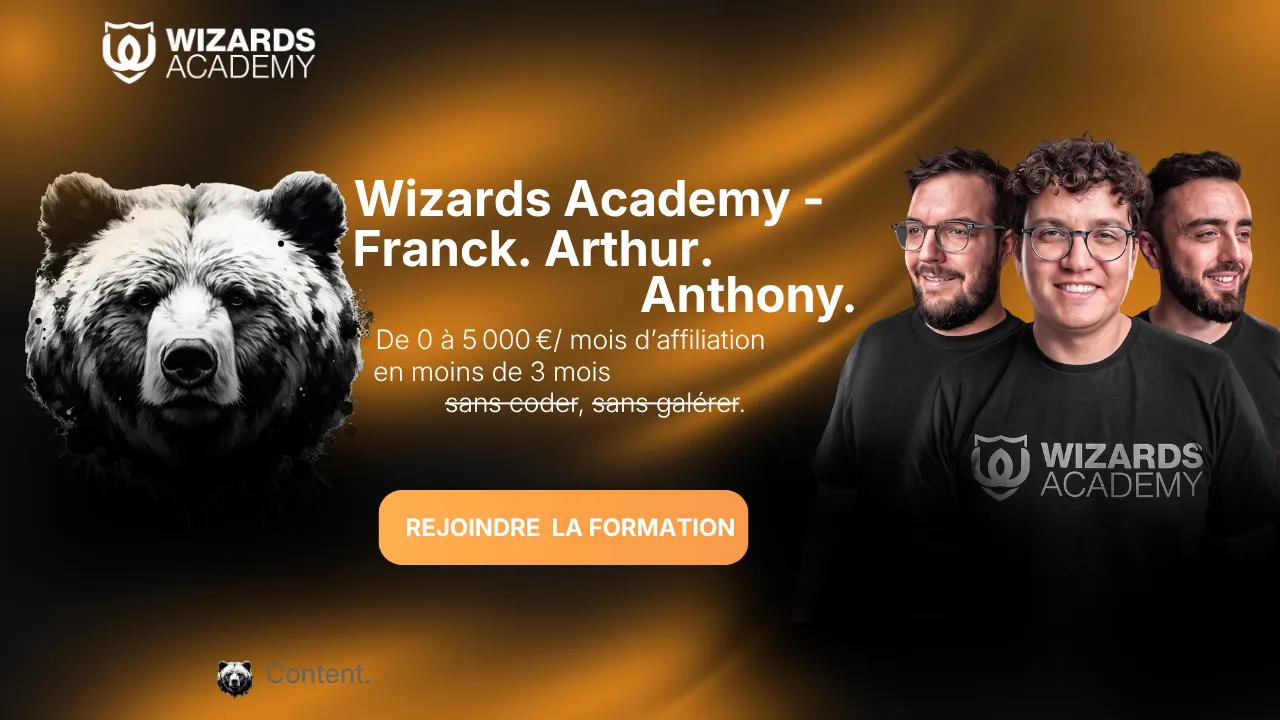 formation wizards academy anthony franck arthur seo affiliation